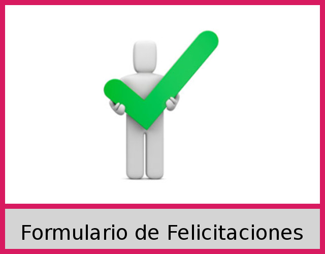 formulario felicitaciones